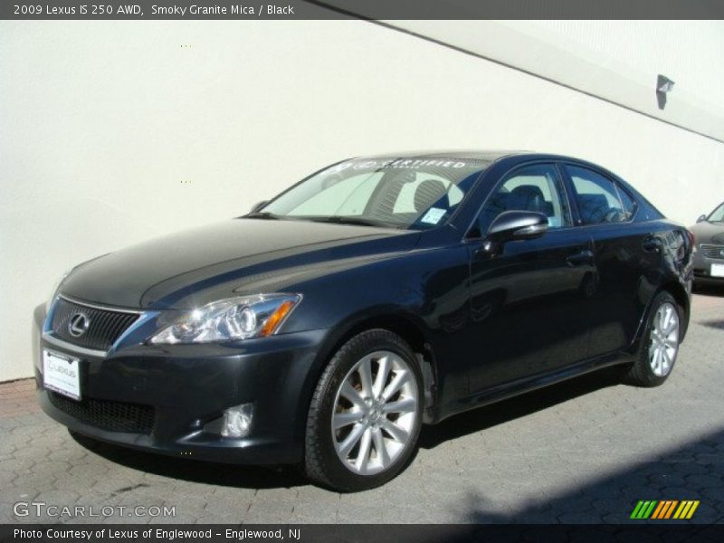 Smoky Granite Mica / Black 2009 Lexus IS 250 AWD
