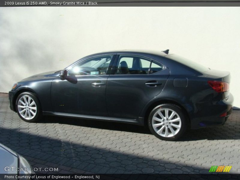 Smoky Granite Mica / Black 2009 Lexus IS 250 AWD