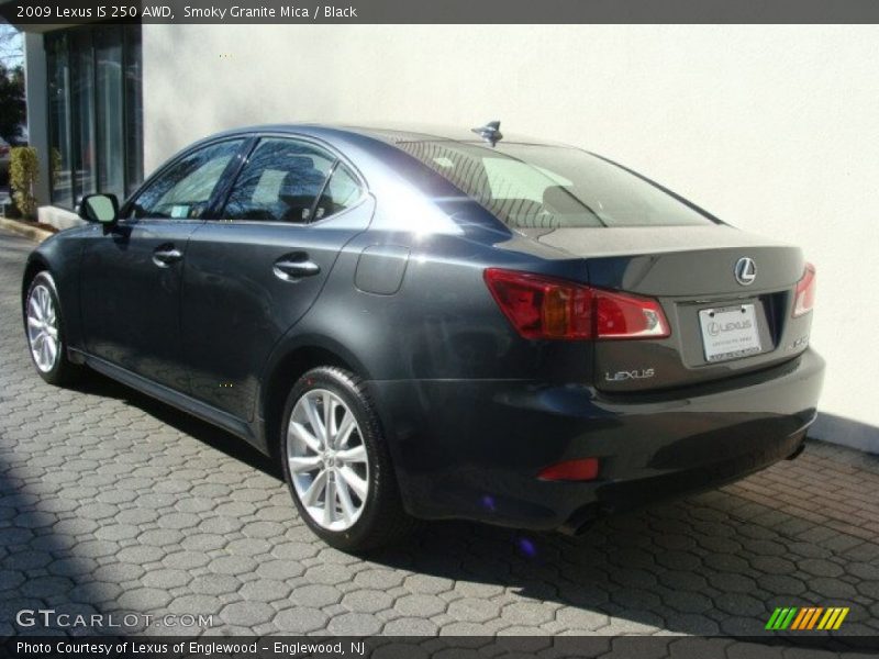 Smoky Granite Mica / Black 2009 Lexus IS 250 AWD