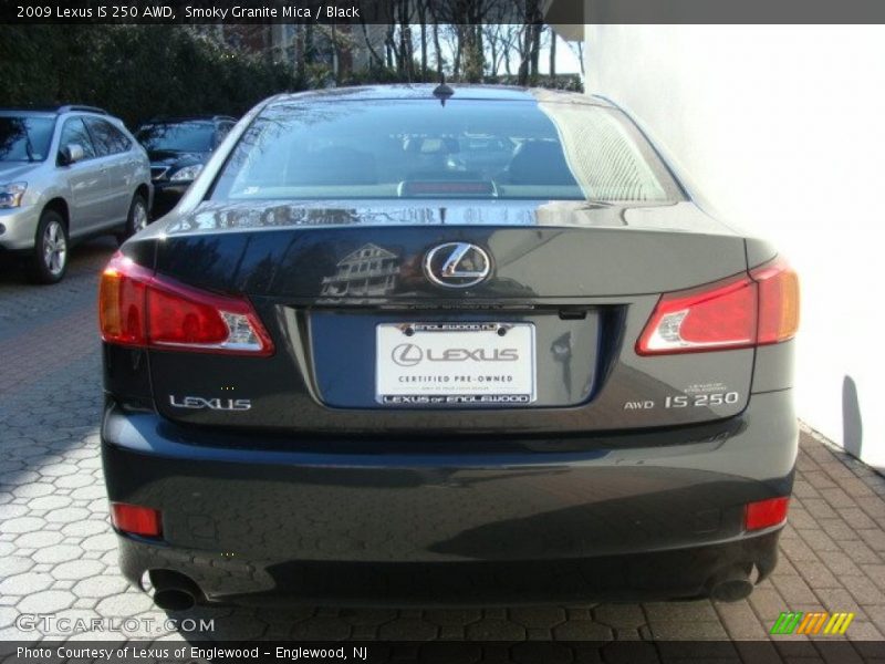 Smoky Granite Mica / Black 2009 Lexus IS 250 AWD