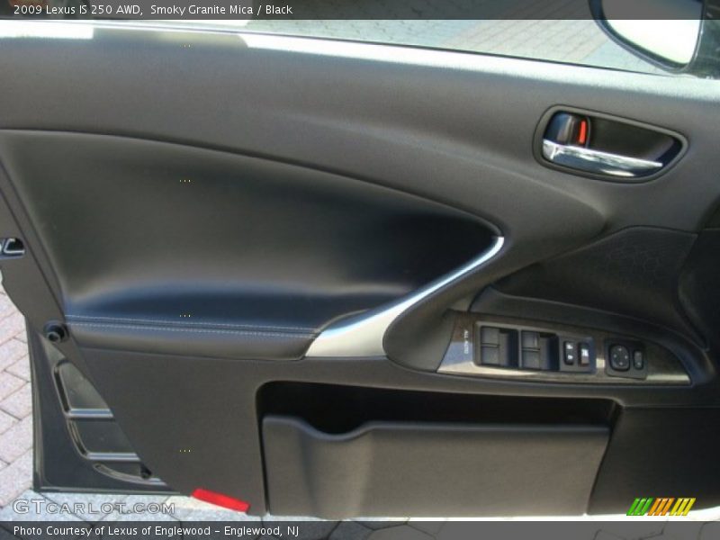 Smoky Granite Mica / Black 2009 Lexus IS 250 AWD