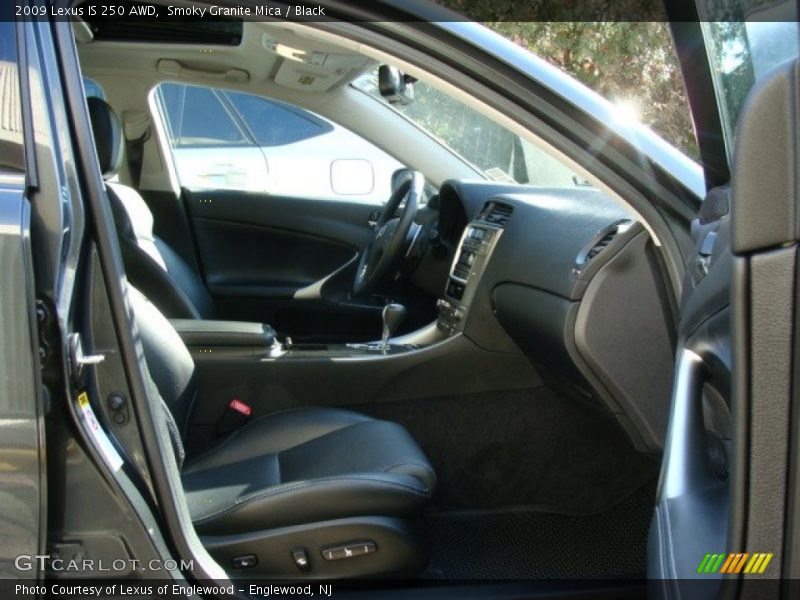 Smoky Granite Mica / Black 2009 Lexus IS 250 AWD