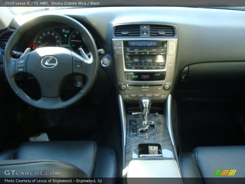 Smoky Granite Mica / Black 2009 Lexus IS 250 AWD