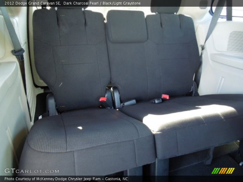 Dark Charcoal Pearl / Black/Light Graystone 2012 Dodge Grand Caravan SE