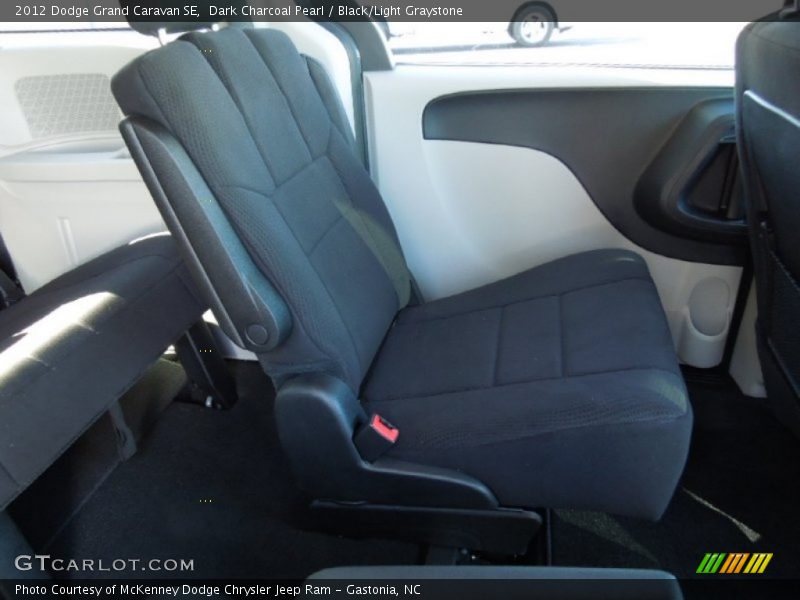 Dark Charcoal Pearl / Black/Light Graystone 2012 Dodge Grand Caravan SE