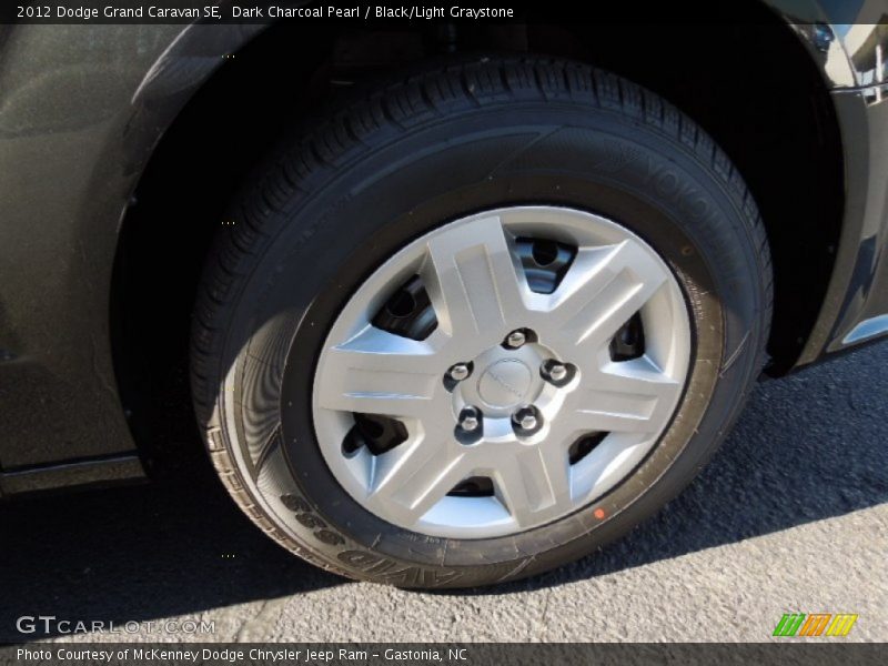 Dark Charcoal Pearl / Black/Light Graystone 2012 Dodge Grand Caravan SE