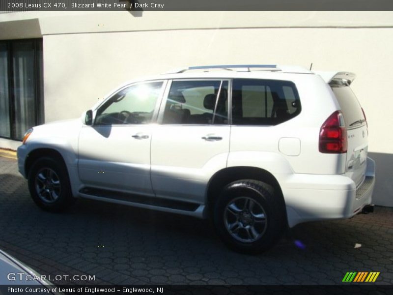 Blizzard White Pearl / Dark Gray 2008 Lexus GX 470