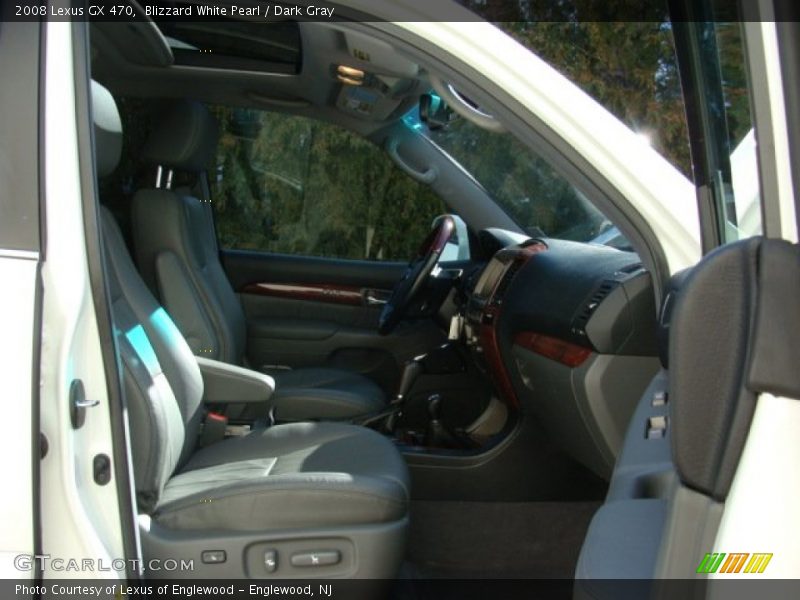 Blizzard White Pearl / Dark Gray 2008 Lexus GX 470