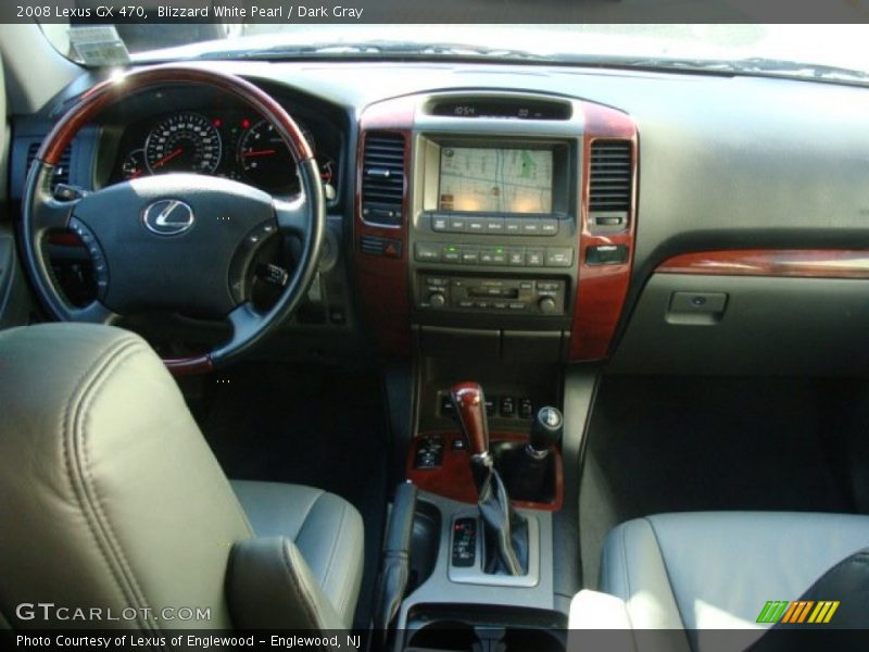 Blizzard White Pearl / Dark Gray 2008 Lexus GX 470
