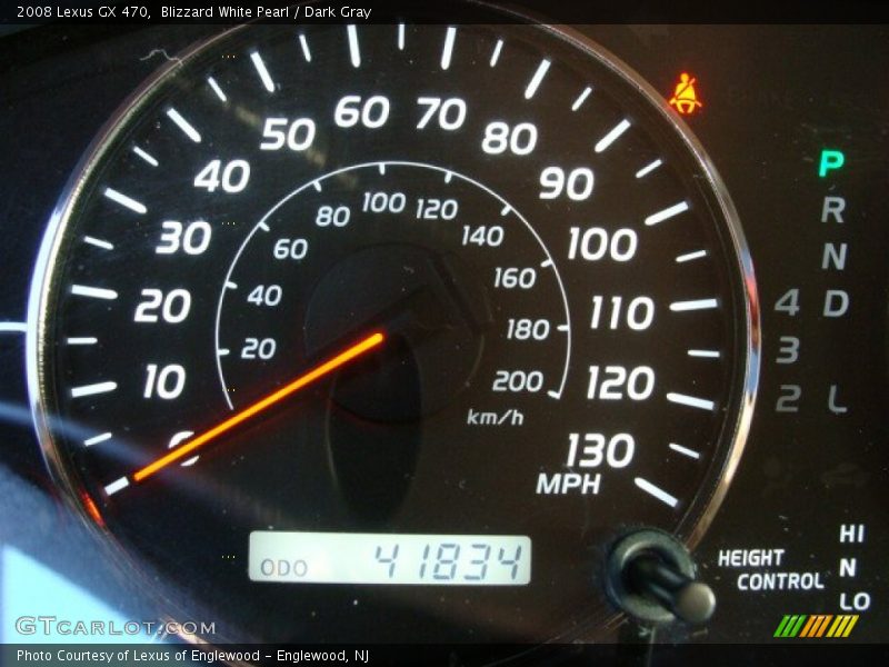 Blizzard White Pearl / Dark Gray 2008 Lexus GX 470