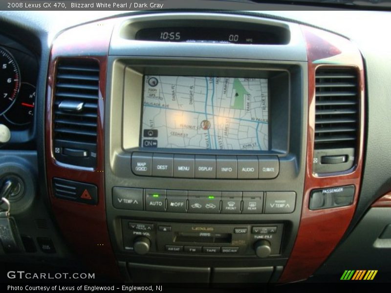 Blizzard White Pearl / Dark Gray 2008 Lexus GX 470