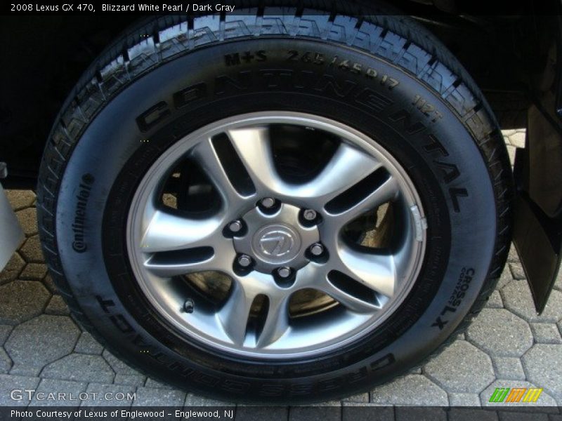 Blizzard White Pearl / Dark Gray 2008 Lexus GX 470