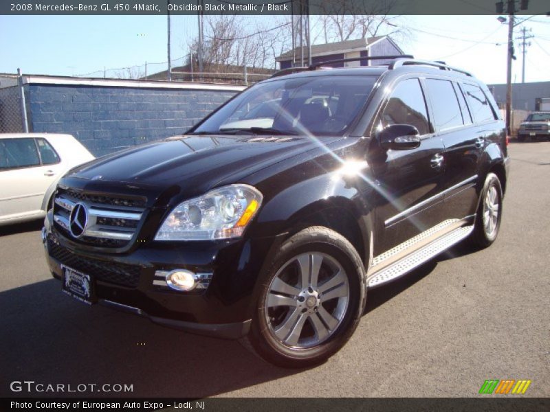 Obsidian Black Metallic / Black 2008 Mercedes-Benz GL 450 4Matic