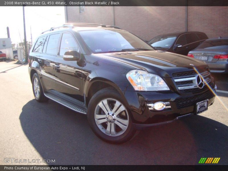 Obsidian Black Metallic / Black 2008 Mercedes-Benz GL 450 4Matic