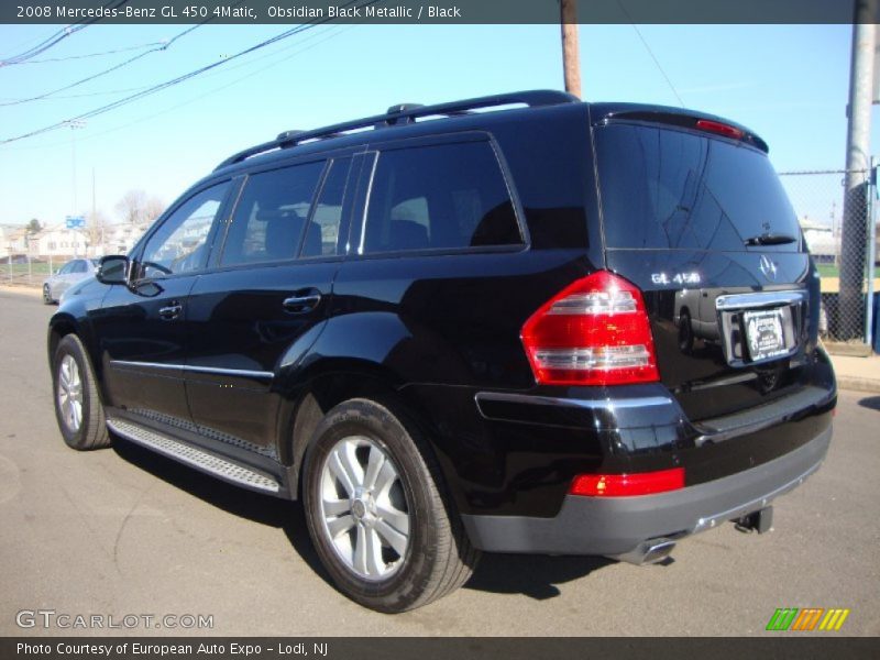 Obsidian Black Metallic / Black 2008 Mercedes-Benz GL 450 4Matic
