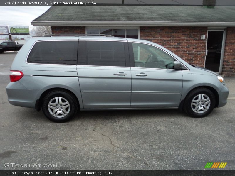 Slate Green Metallic / Olive 2007 Honda Odyssey EX