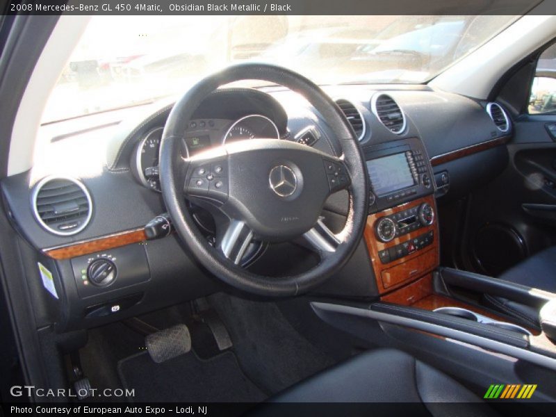 Obsidian Black Metallic / Black 2008 Mercedes-Benz GL 450 4Matic