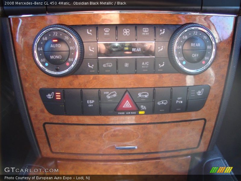 Obsidian Black Metallic / Black 2008 Mercedes-Benz GL 450 4Matic