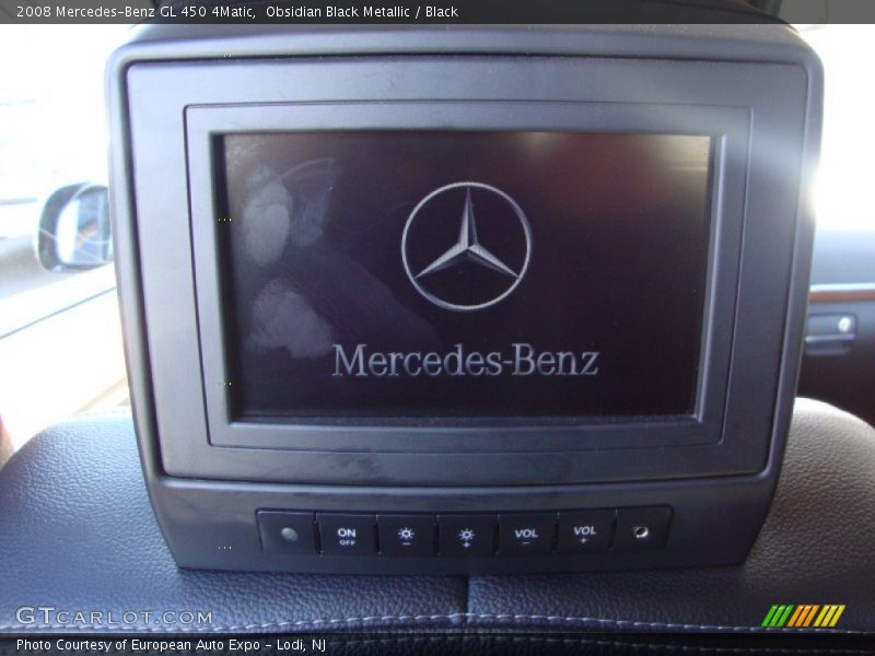 Obsidian Black Metallic / Black 2008 Mercedes-Benz GL 450 4Matic