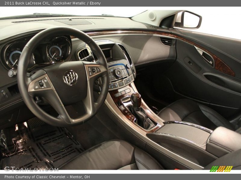 Quicksilver Metallic / Ebony 2011 Buick LaCrosse CXL