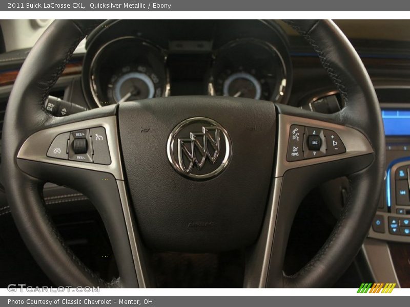 Quicksilver Metallic / Ebony 2011 Buick LaCrosse CXL