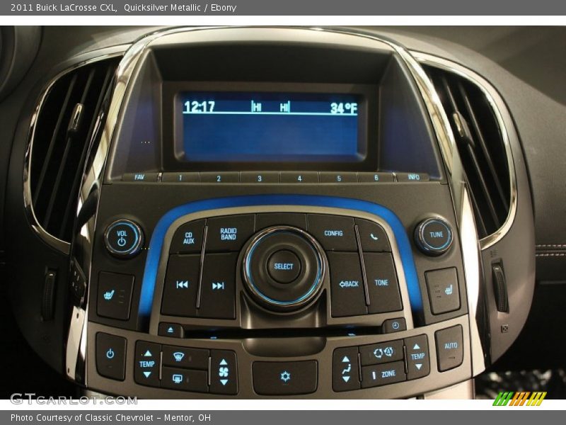 Quicksilver Metallic / Ebony 2011 Buick LaCrosse CXL