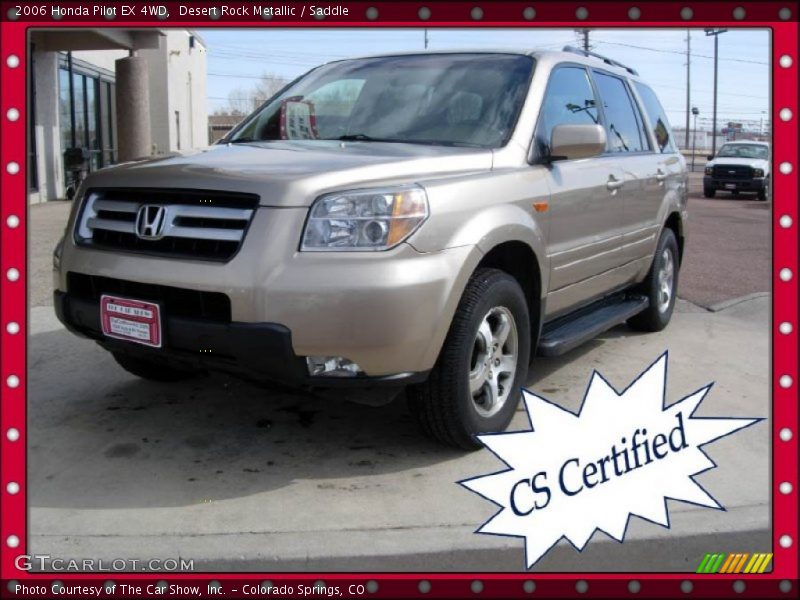 Desert Rock Metallic / Saddle 2006 Honda Pilot EX 4WD