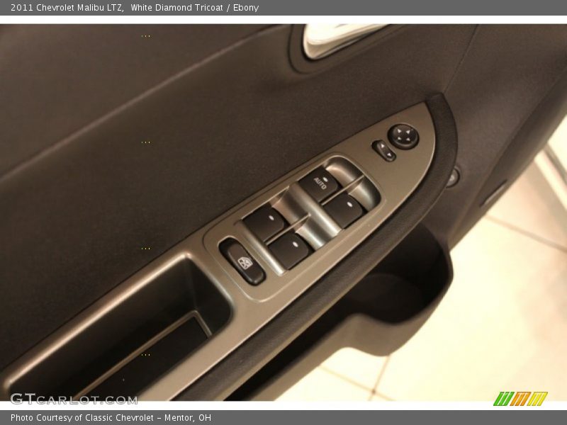 White Diamond Tricoat / Ebony 2011 Chevrolet Malibu LTZ