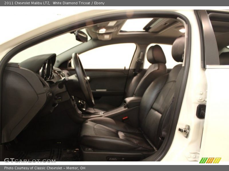 White Diamond Tricoat / Ebony 2011 Chevrolet Malibu LTZ