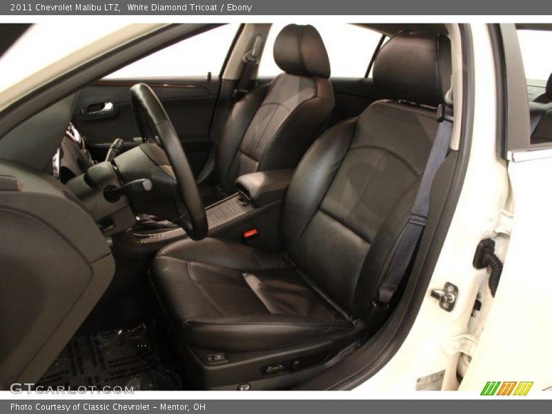 White Diamond Tricoat / Ebony 2011 Chevrolet Malibu LTZ