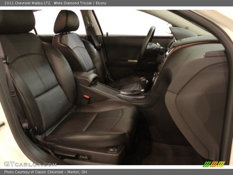 White Diamond Tricoat / Ebony 2011 Chevrolet Malibu LTZ