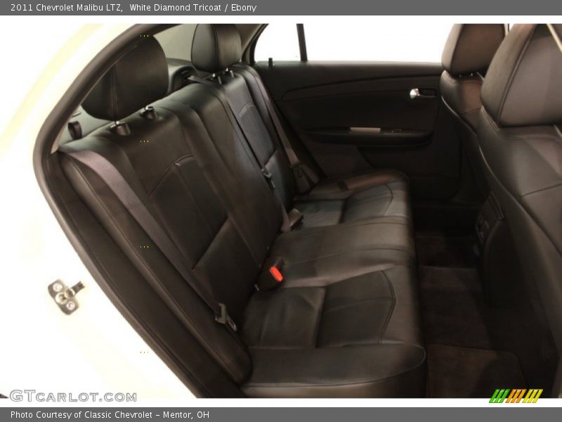 White Diamond Tricoat / Ebony 2011 Chevrolet Malibu LTZ
