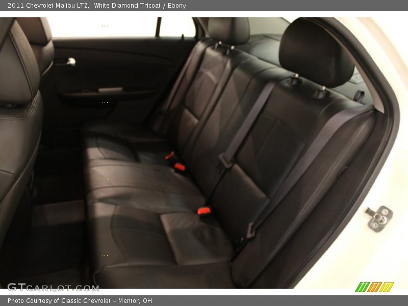 White Diamond Tricoat / Ebony 2011 Chevrolet Malibu LTZ