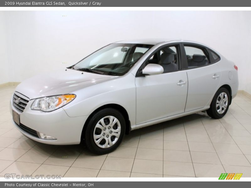 Quicksilver / Gray 2009 Hyundai Elantra GLS Sedan