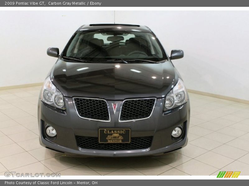 Carbon Gray Metallic / Ebony 2009 Pontiac Vibe GT
