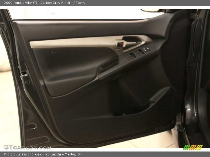 Carbon Gray Metallic / Ebony 2009 Pontiac Vibe GT