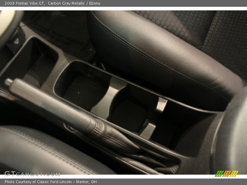 Carbon Gray Metallic / Ebony 2009 Pontiac Vibe GT