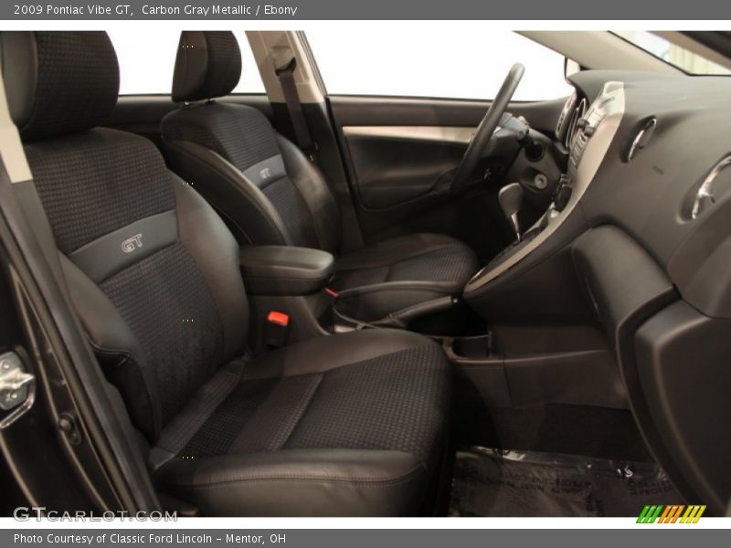 Carbon Gray Metallic / Ebony 2009 Pontiac Vibe GT