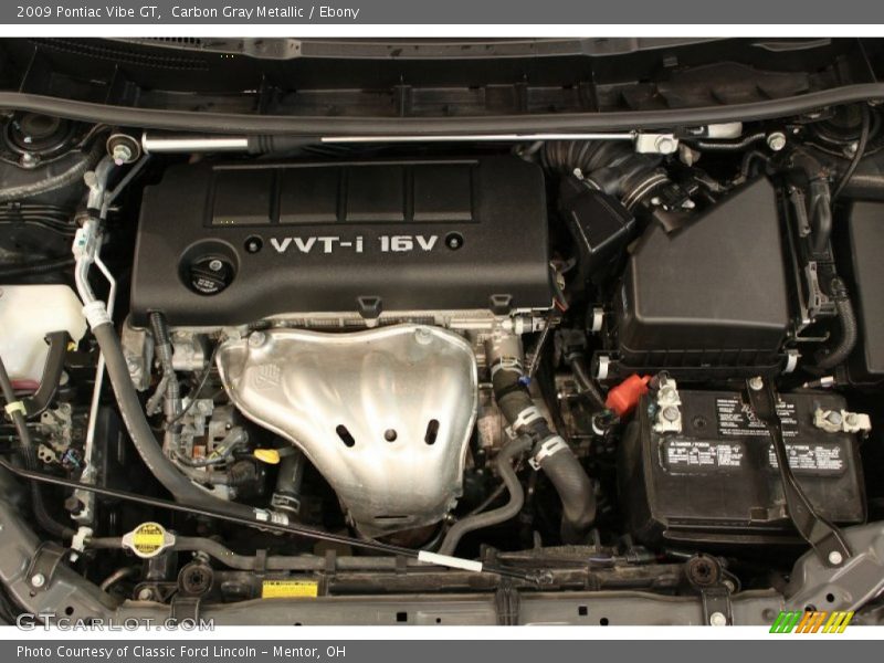 Carbon Gray Metallic / Ebony 2009 Pontiac Vibe GT