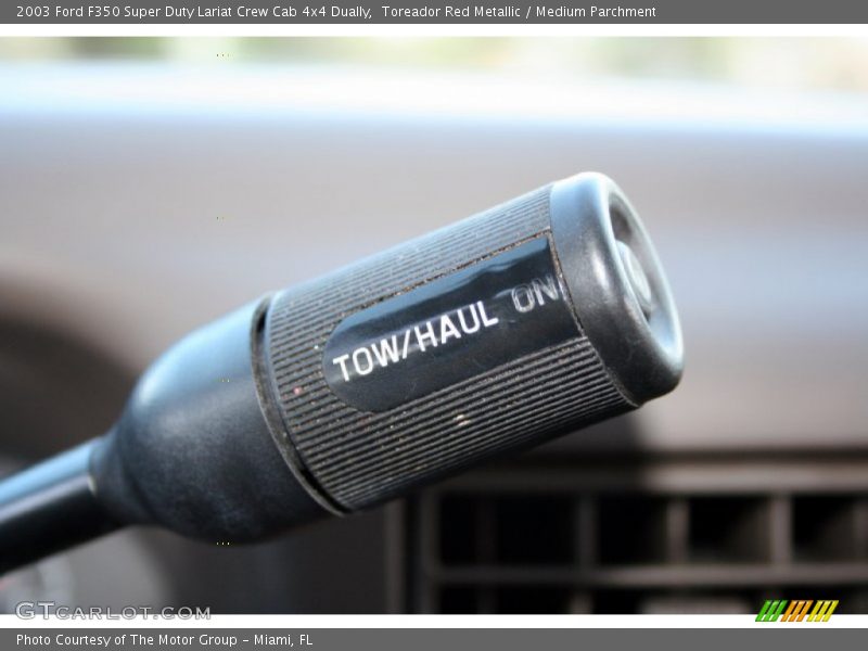 Toreador Red Metallic / Medium Parchment 2003 Ford F350 Super Duty Lariat Crew Cab 4x4 Dually