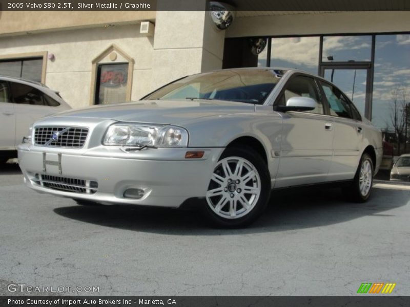 Silver Metallic / Graphite 2005 Volvo S80 2.5T