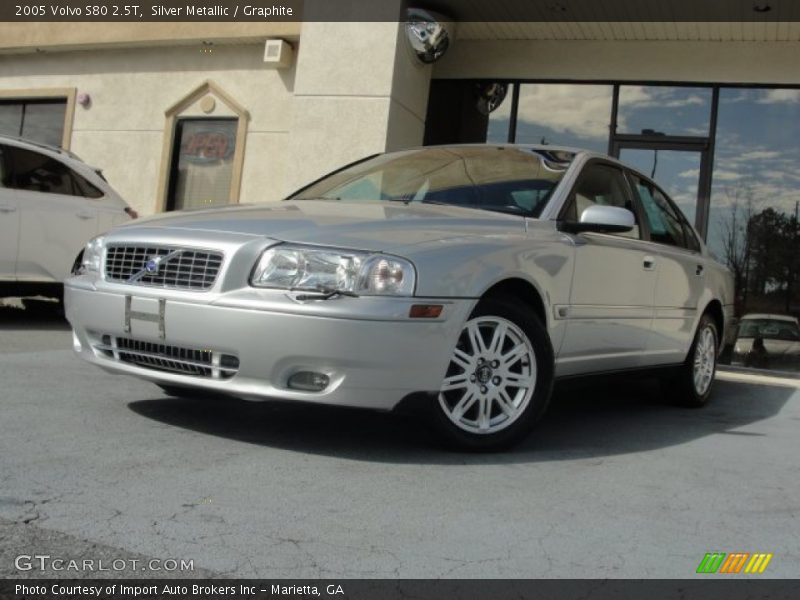 Silver Metallic / Graphite 2005 Volvo S80 2.5T
