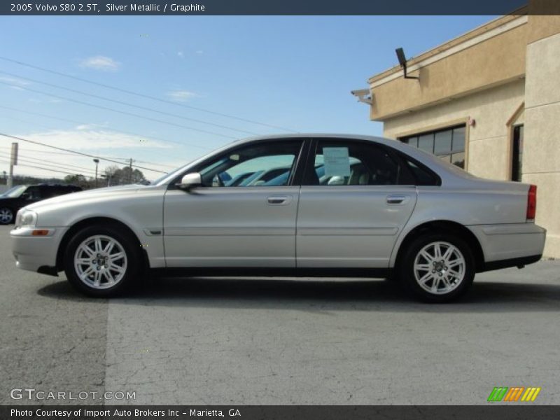 Silver Metallic / Graphite 2005 Volvo S80 2.5T