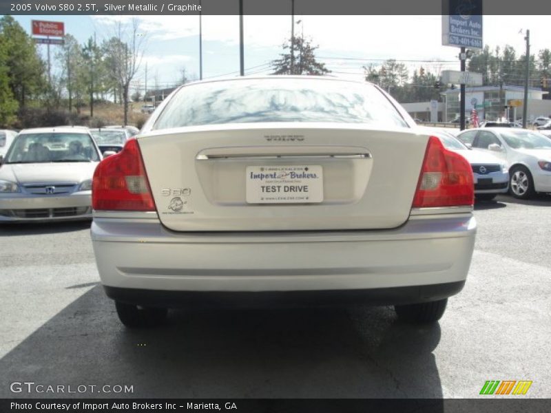 Silver Metallic / Graphite 2005 Volvo S80 2.5T