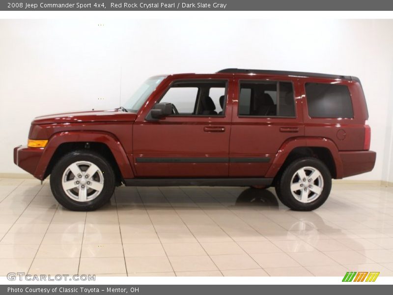  2008 Commander Sport 4x4 Red Rock Crystal Pearl