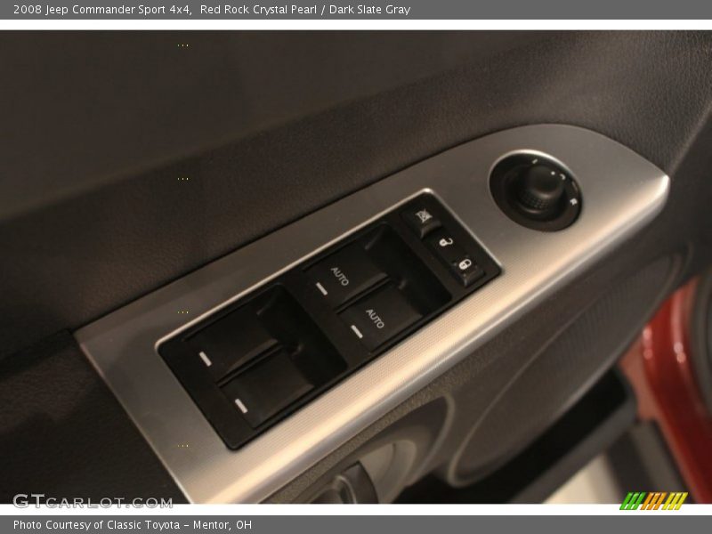 Red Rock Crystal Pearl / Dark Slate Gray 2008 Jeep Commander Sport 4x4