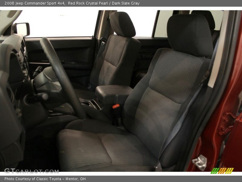 Red Rock Crystal Pearl / Dark Slate Gray 2008 Jeep Commander Sport 4x4