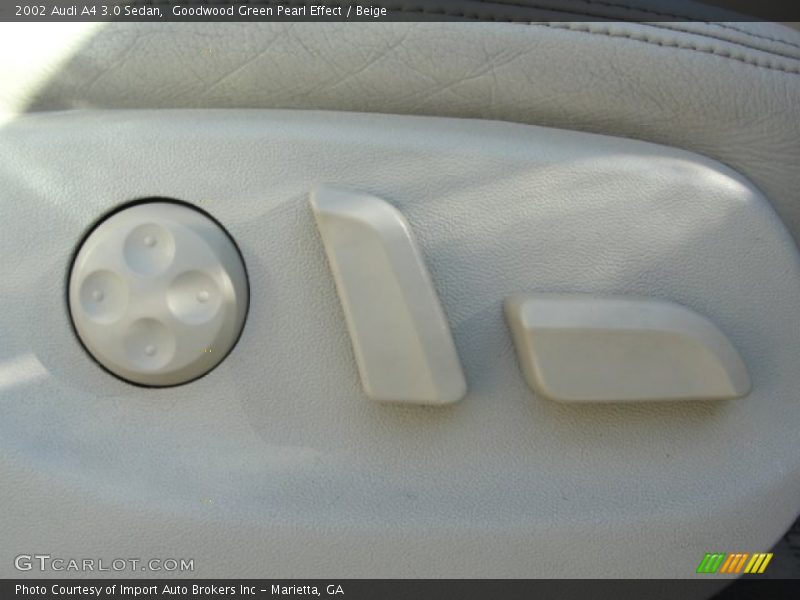 Goodwood Green Pearl Effect / Beige 2002 Audi A4 3.0 Sedan