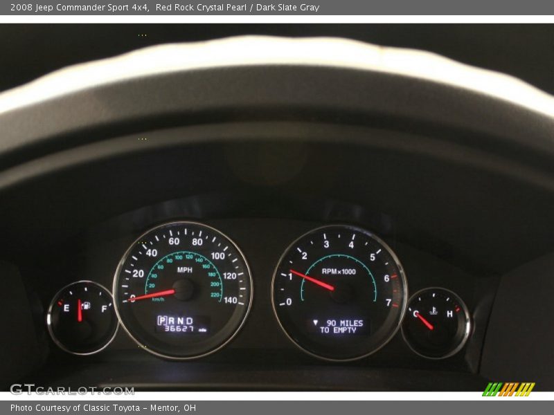  2008 Commander Sport 4x4 Sport 4x4 Gauges
