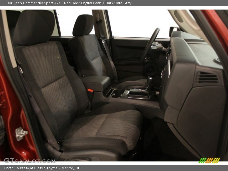 Red Rock Crystal Pearl / Dark Slate Gray 2008 Jeep Commander Sport 4x4